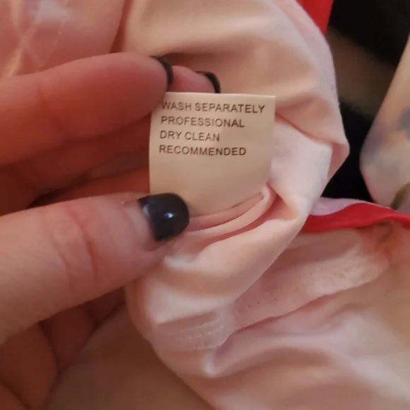 Adorable pink heart pajama one piece shorts. - Picture 4 of 4